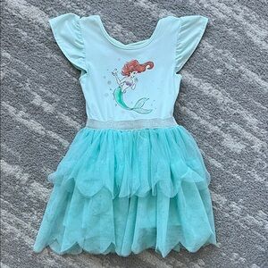 Disney Princess Aqua Dress with Ariel Design